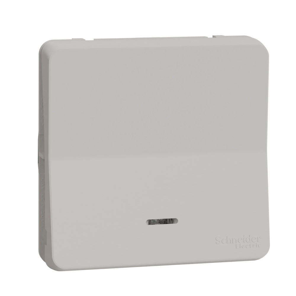 Механізм перемикача з підсвіткою IP55, білий, Mureva Styl Schneider Electric MUR39024