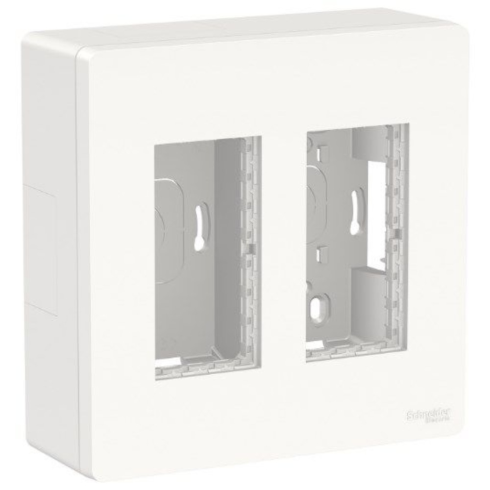 Блок unica system+ відкрита вставка 2х2 білий