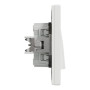 Вимикач одноклавішний Schneider Electric Asfora Білий EPH0100121