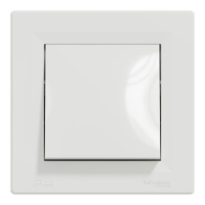 Вимикач одноклавішний Schneider Electric Asfora IP44 Білий EPH0100221