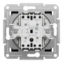 Вимикач двоклавішний Schneider Electric Asfora 10А Антрацит EPH0300171