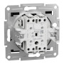 Вимикач двоклавішний Schneider Electric Asfora 10А Антрацит EPH0300171