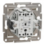 Вимикач двоклавішний Schneider Electric Asfora Слонова кістка EPH0370123 (без рамки)