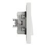 Вимикач одноклавішний прохідний Schneider Electric Asfora Білий EPH0400121