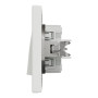 Вимикач одноклавішний прохідний Schneider Electric Asfora Білий EPH0400121