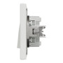 Вимикач двохклавішний прохідний Schneider Electric Asfora Білий EPH0600121