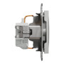Розетка с заземлением 16А Schneider Electric Asfora Алюминий EPH2900161
