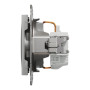Розетка с заземлением 16А Schneider Electric Asfora Алюминий EPH2900161