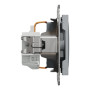 Розетка с заземлением 16А Schneider Electric Asfora Сталь EPH2900162