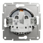 Розетка с заземлением 16А Schneider Electric Asfora Сталь EPH2900162