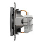 Розетка с заземлением 16А Schneider Electric Asfora Антрацит EPH2900171