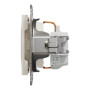 Розетка с заземлением Schneider Electric Asfora Слоновая кость EPH2970123 (без рамки)
