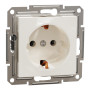 Розетка с заземлением Schneider Electric Asfora Слоновая кость EPH2970123 (без рамки)