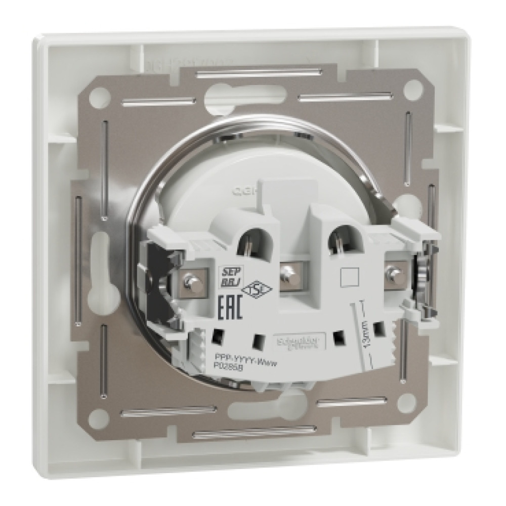 Розетка без заземления 16А Schneider Electric Asfora Белый EPH3000121
