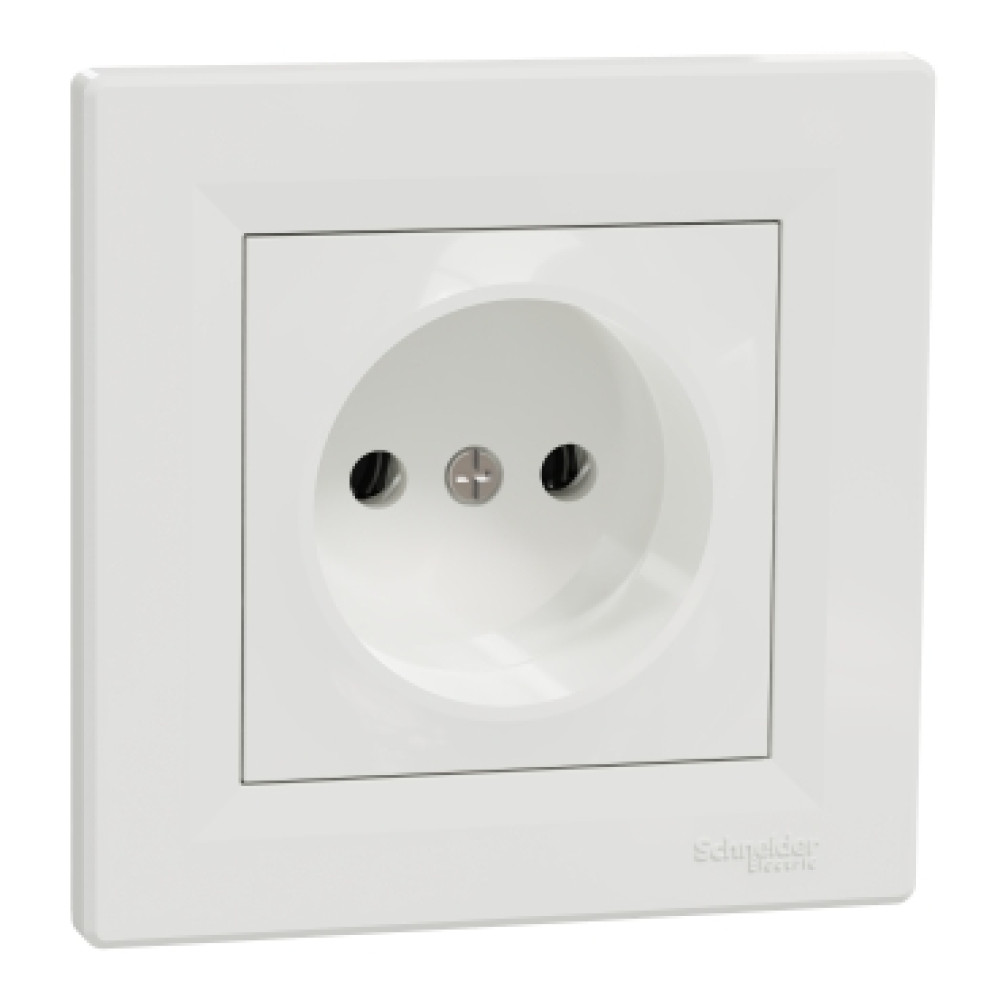 Розетка без заземления 16А Schneider Electric Asfora Белый EPH3000121