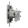 Розетка без заземления 16А Schneider Electric Asfora Алюминий EPH3000161