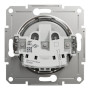 Розетка без заземления 16А Schneider Electric Asfora Алюминий EPH3000161