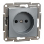 Розетка без заземления 16А Schneider Electric Asfora Сталь EPH3000162 Розетка без заземления 16А Schneider Electric Asfora Сталь EPH3000162