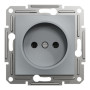 Розетка без заземления 16А Schneider Electric Asfora Сталь EPH3000162 Розетка без заземления 16А Schneider Electric Asfora Сталь EPH3000162