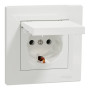 Розетка с крышкой и заземлением 16А Schneider Electric Asfora Белый EPH3100121 Розетка с крышкой и заземлением 16А Schneider Electric Asfora Белый EPH3100121