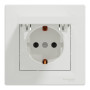 Розетка с крышкой и заземлением 16А Schneider Electric Asfora Белый EPH3100121 Розетка с крышкой и заземлением 16А Schneider Electric Asfora Белый EPH3100121