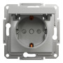 Розетка с крышкой и заземлением 16А Schneider Electric Asfora Алюминий EPH3100161 Розетка с крышкой и заземлением 16А Schneider Electric Asfora Алюминий EPH3100161