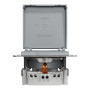 Розетка с заземлением и крышкой 16А Schneider Electric Asfora Сталь EPH3100162