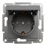 Розетка с крышкой и заземлением 16А Schneider Electric Asfora Антрацит EPH3100171 Розетка с крышкой и заземлением 16А Schneider Electric Asfora Антрацит EPH3100171
