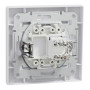 Розетка компьютерная RJ45 cat5e UTP Schneider Electric Asfora Белый EPH4300121