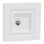 Розетка компьютерная RJ45 cat5e UTP Schneider Electric Asfora Белый EPH4300121