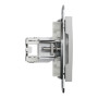 Розетка компьютерная RJ45 cat5e UTP Schneider Electric Asfora Алюминий EPH4300161 Розетка компьютерная RJ45 cat5e UTP Schneider Electric Asfora Алюминий EPH4300161
