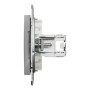 Розетка компьютерная RJ45 cat5e UTP Schneider Electric Asfora Алюминий EPH4300161 Розетка компьютерная RJ45 cat5e UTP Schneider Electric Asfora Алюминий EPH4300161