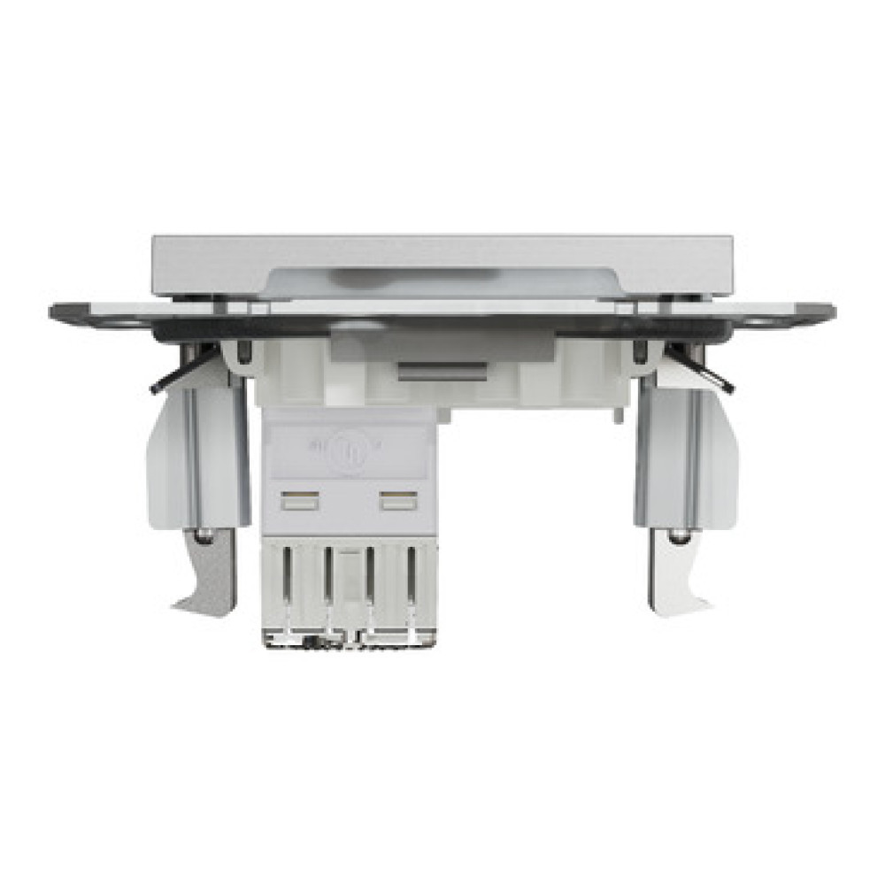 Розетка компьютерная RJ45 cat5e UTP Schneider Electric Asfora Алюминий EPH4300161