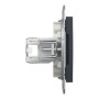 Розетка компьютерная RJ45 cat5e UTP Schneider Electric Asfora Антрацит EPH4300171 Розетка компьютерная RJ45 cat5e UTP Schneider Electric Asfora Антрацит EPH4300171