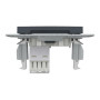 Розетка компьютерная RJ45 cat5e UTP Schneider Electric Asfora Антрацит EPH4300171 Розетка компьютерная RJ45 cat5e UTP Schneider Electric Asfora Антрацит EPH4300171