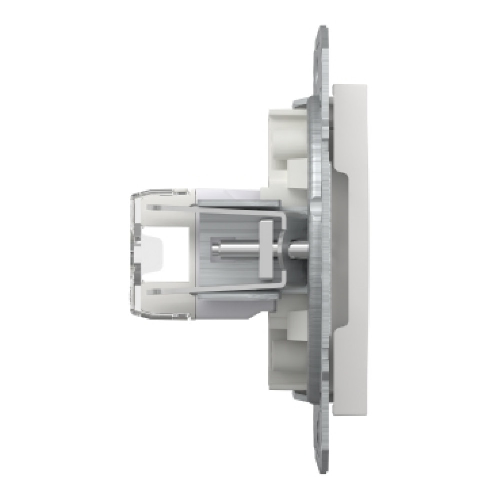 Розетка компьютерная RJ45 cat5e UTP Schneider Electric Asfora Белый EPH4370121 (без рамки)
