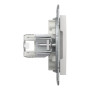 Розетка компьютерная RJ45 cat5e UTP Schneider Electric Asfora Белый EPH4370121 (без рамки)