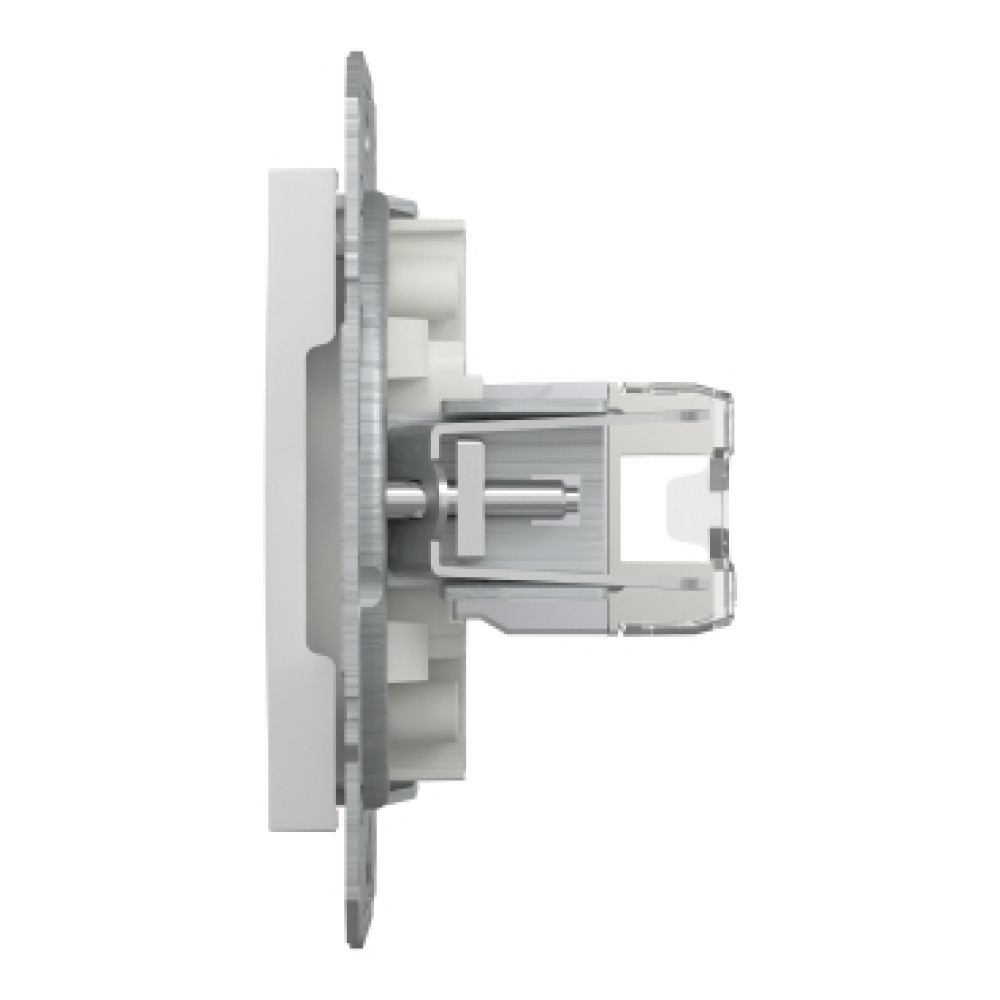 Розетка компьютерная RJ45 cat5e UTP Schneider Electric Asfora Белый EPH4370121 (без рамки)
