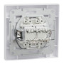 Розетка комп 'ютерна RJ45 cat5e UTP подвійна Schneider Electric Asfora Білий EPH4400121