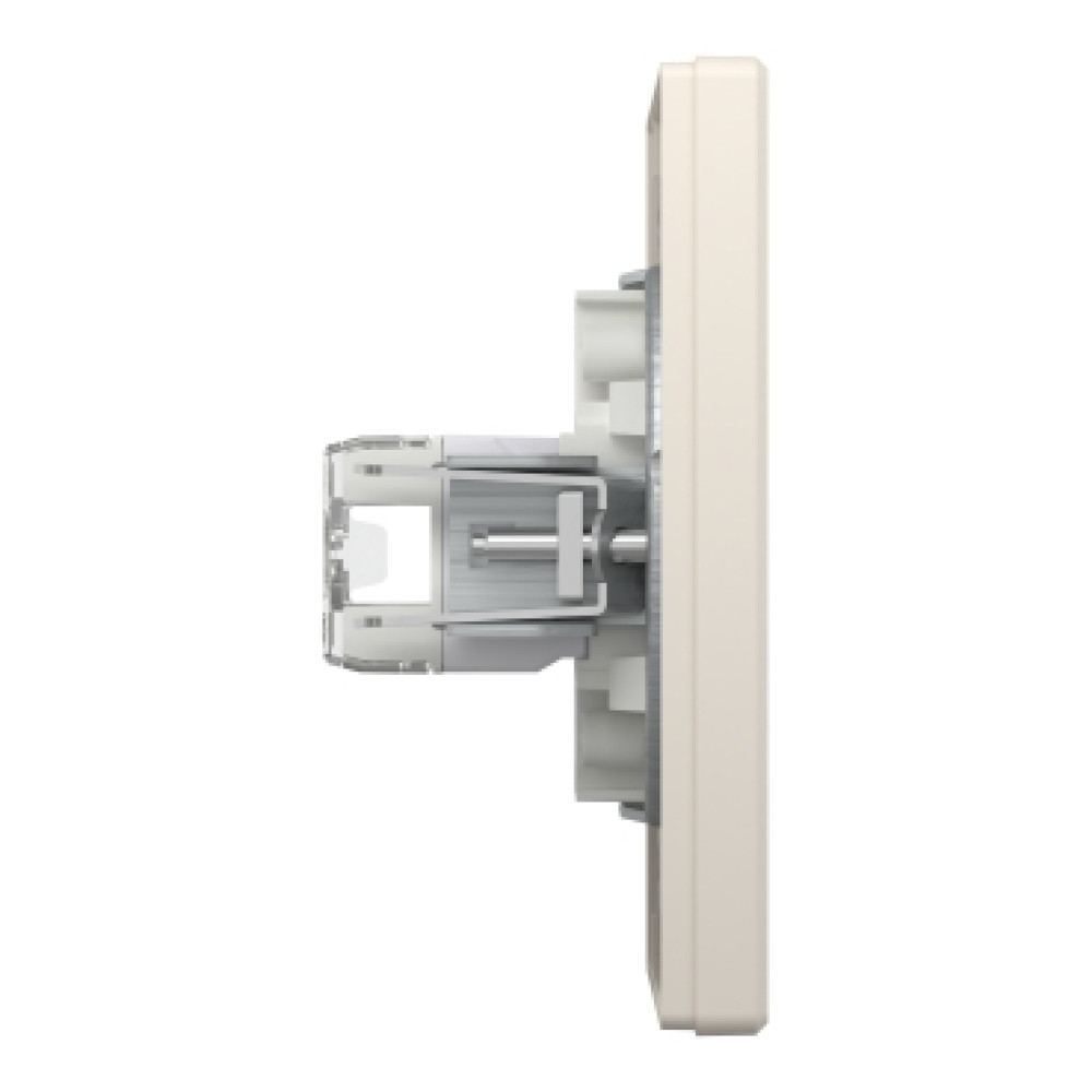 Розетка компьютерная RJ45 cat5e UTP двойная Schneider Electric Asfora Слоновая кость EPH4400123
