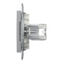 Розетка компьютерная RJ45 cat5 UTP двойная Schneider Electric Asfora Алюминий EPH4400161 Розетка компьютерная RJ45 cat5 UTP двойная Schneider Electric Asfora Алюминий EPH4400161