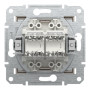 Розетка компьютерная RJ45 cat5e UTP двойная Schneider Electric Asfora Бронза EPH4400169 Розетка компьютерная RJ45 cat5e UTP двойная Schneider Electric Asfora Бронза EPH4400169