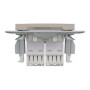 Розетка компьютерная RJ45 cat5e UTP двойная Schneider Electric Asfora Бронза EPH4400169 Розетка компьютерная RJ45 cat5e UTP двойная Schneider Electric Asfora Бронза EPH4400169