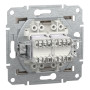 Розетка компьютерная RJ45 cat5e UTP двойная Schneider Electric Asfora Бронза EPH4400169 Розетка компьютерная RJ45 cat5e UTP двойная Schneider Electric Asfora Бронза EPH4400169