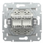 Розетка компьютерная RJ45 cat5e UTP двойная Schneider Electric Asfora Белый EPH4470121 (без рамки) Розетка компьютерная RJ45 cat5e UTP двойная Schneider Electric Asfora Белый EPH4470121 (без рамки)