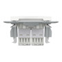 Розетка компьютерная RJ45 cat5e UTP двойная Schneider Electric Asfora Белый EPH4470121 (без рамки) Розетка компьютерная RJ45 cat5e UTP двойная Schneider Electric Asfora Белый EPH4470121 (без рамки)
