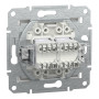 Розетка компьютерная RJ45 cat5e UTP двойная Schneider Electric Asfora Белый EPH4470121 (без рамки) Розетка компьютерная RJ45 cat5e UTP двойная Schneider Electric Asfora Белый EPH4470121 (без рамки)
