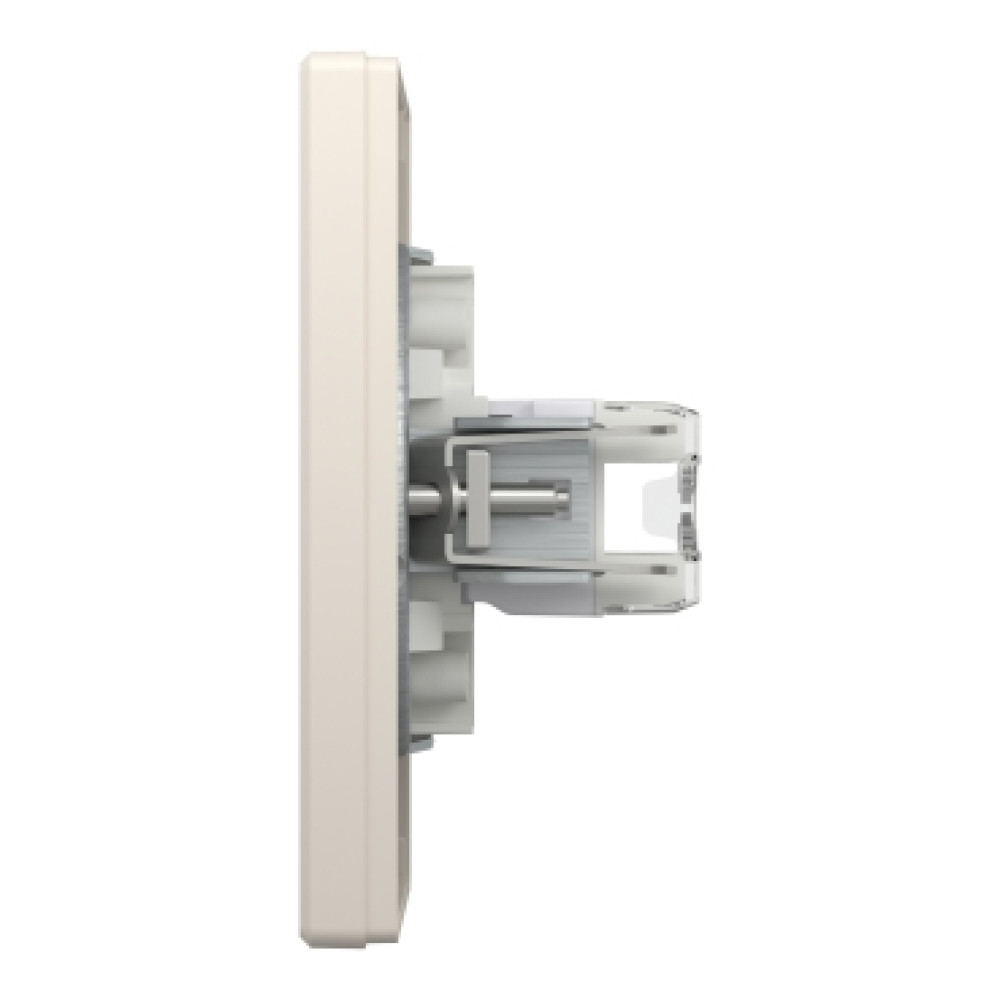 Розетка компьютерная RJ45 cat5e UTP + телефонная RJ11 Schneider Electric Asfora Слоновая кость EPH4900123