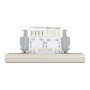 Розетка компьютерная RJ45 cat5e UTP + телефонная RJ11 Schneider Electric Asfora Слоновая кость EPH4900123