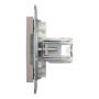 Розетка компьютерная RJ45 cat5e UTP + телефонная RJ11 Schneider Electric Asfora Бронза EPH4900169